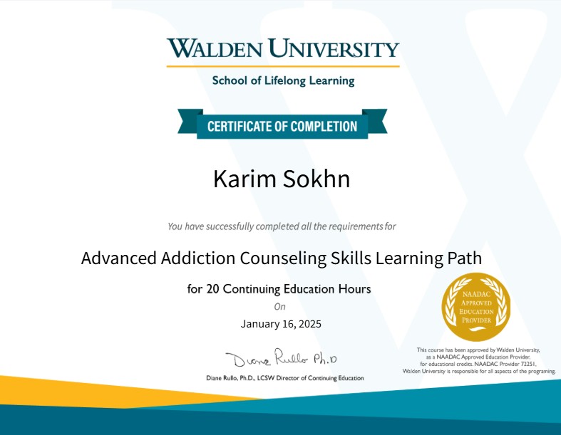 Advanced Addiction Counseling