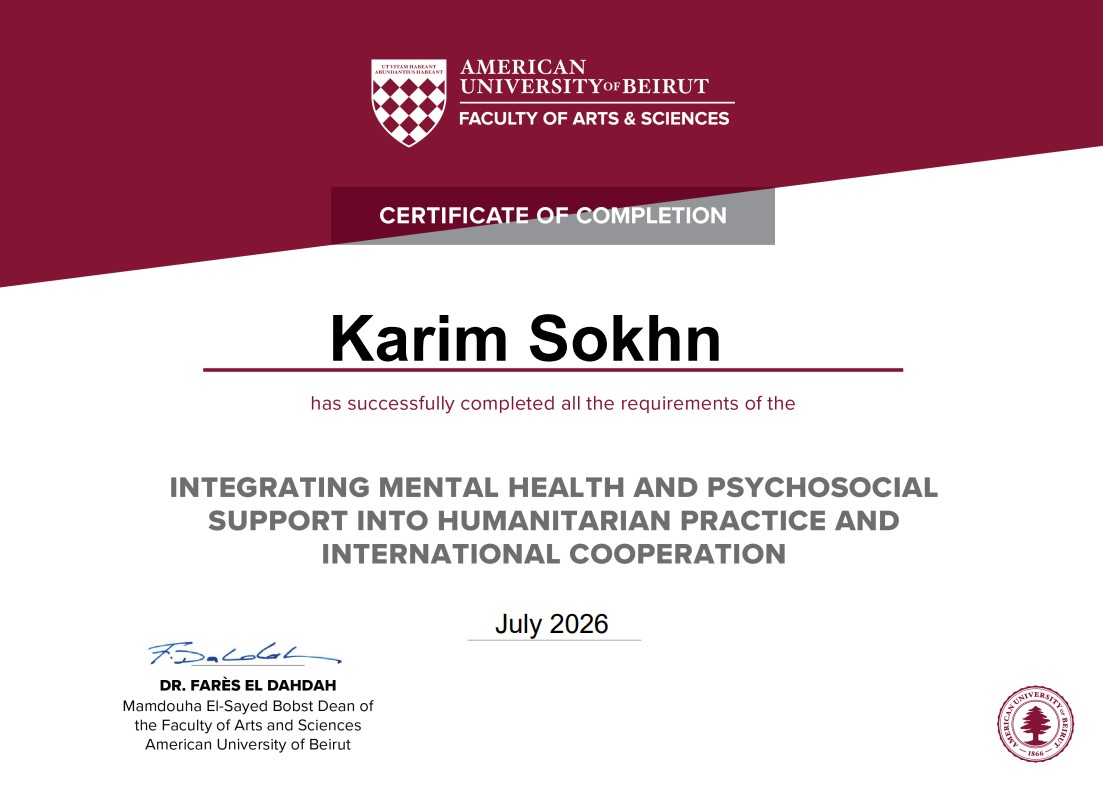 Integrating MHPSS into Humanitarian Practice